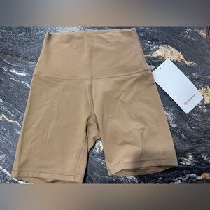 lululemon athletica Tan Bike Shorts
